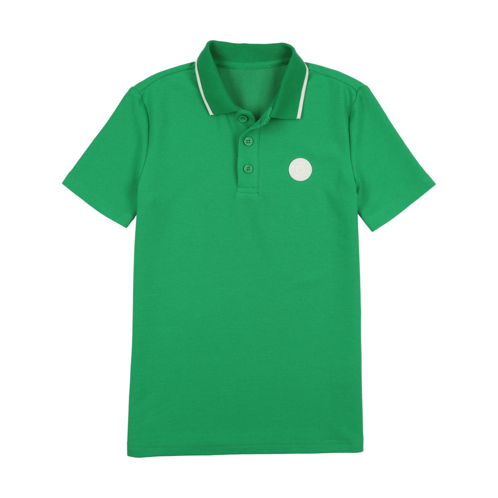 3Buttons T-shirt Jellybeanzkids 3 Buttons Classic Pique Polo- Green