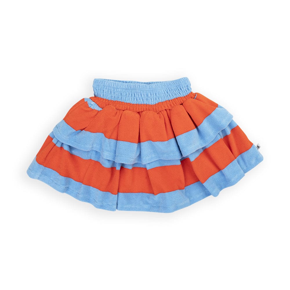 Carlijnq Skirt Jellybeanzkids Carlinq Striped Layered Skirt- Red/ Blue