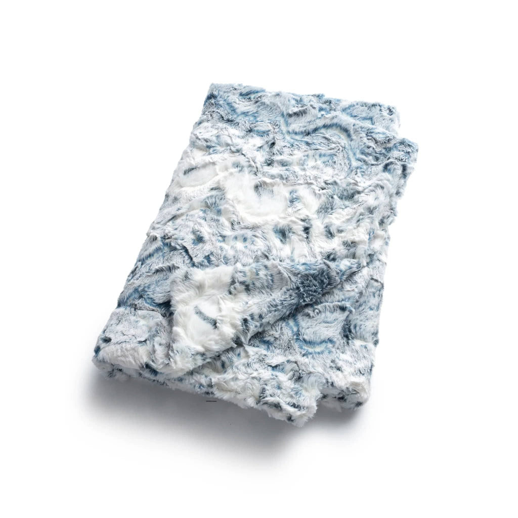 Zandino Couture Chloe Plush Blanket Navy JellyBeanz Kids