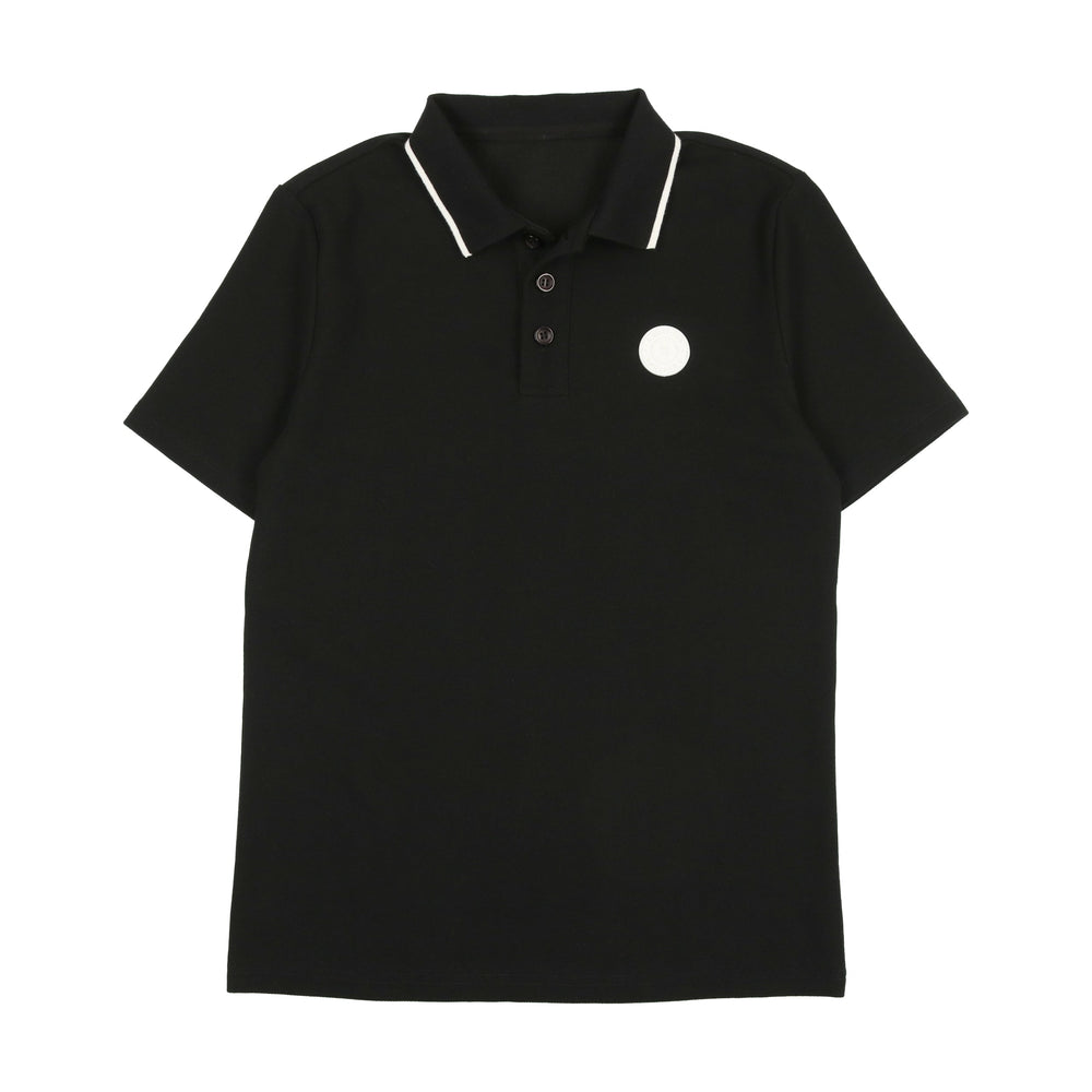 3Buttons T-shirt Jellybeanzkids 3 Buttons Classic Pique Polo- Black