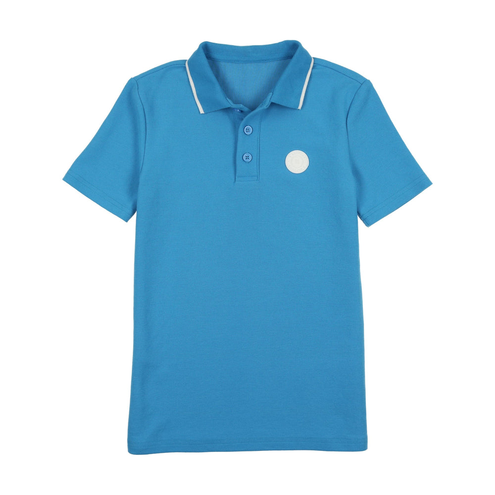 3Buttons T-shirt Jellybeanzkids 3 Buttons Classic Pique Polo- Blue