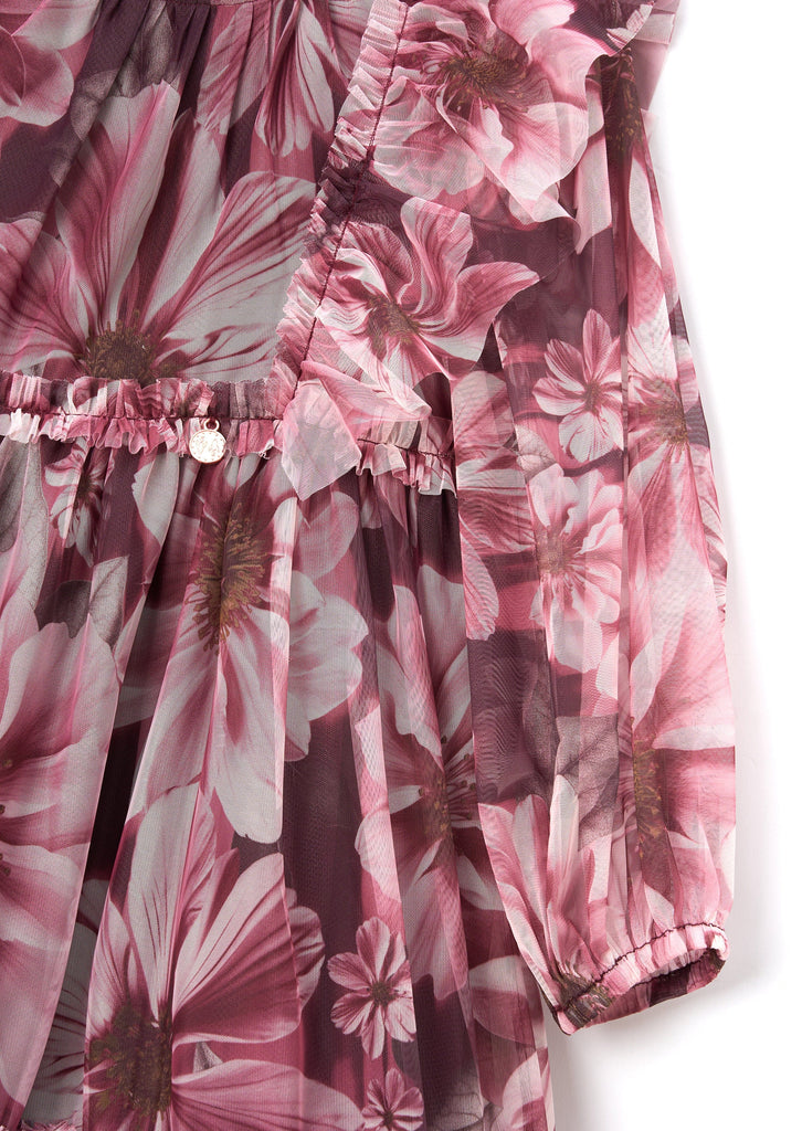 Angel&Rocket DRESS Jellybeanzkids Angel & Rocket Estella Floral Mesh Dress