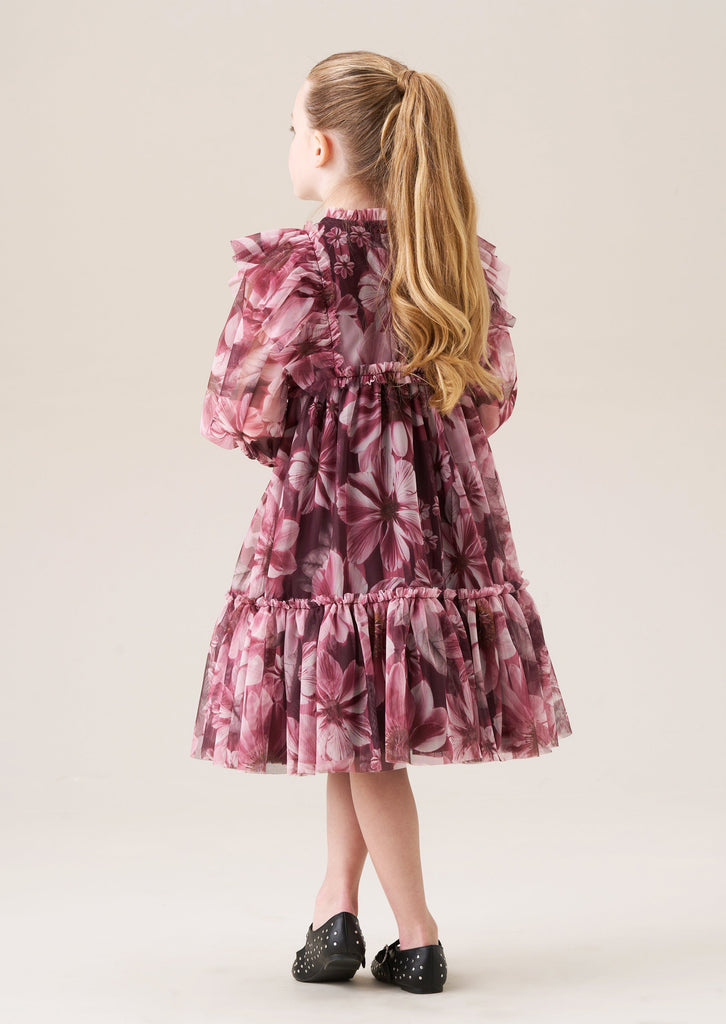 Angel&Rocket DRESS Jellybeanzkids Angel & Rocket Estella Floral Mesh Dress