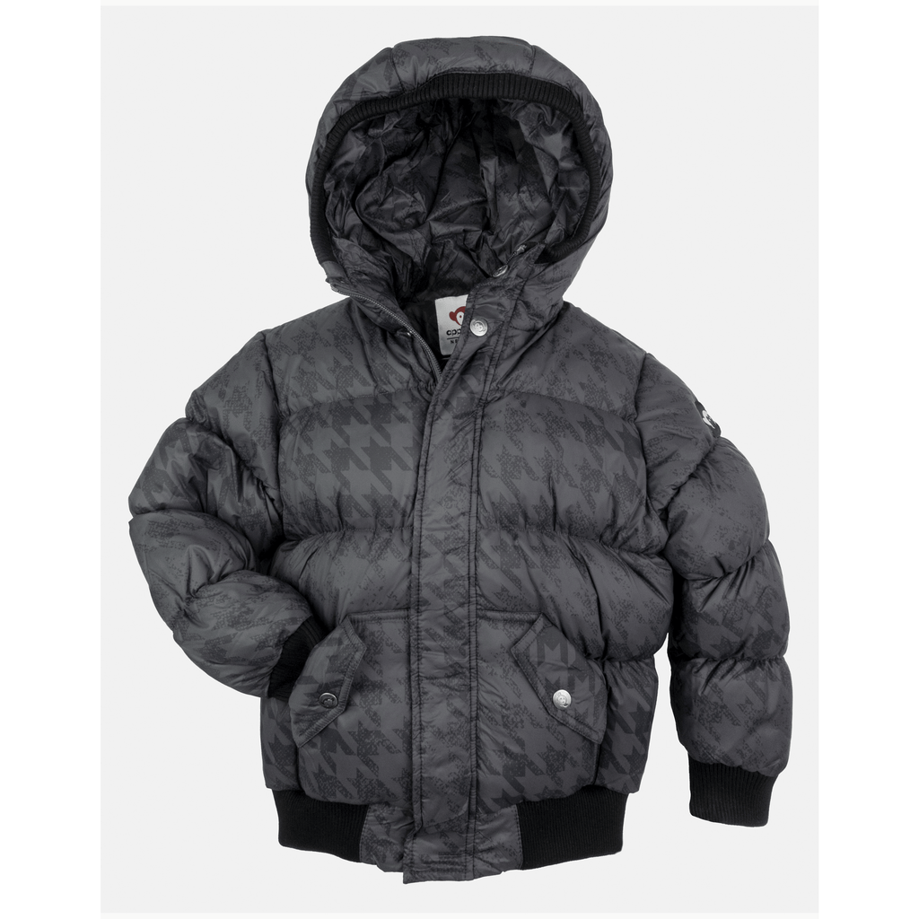 Appaman Coat Jellybeanzkids Appaman Puffy Coat- Houndstooth