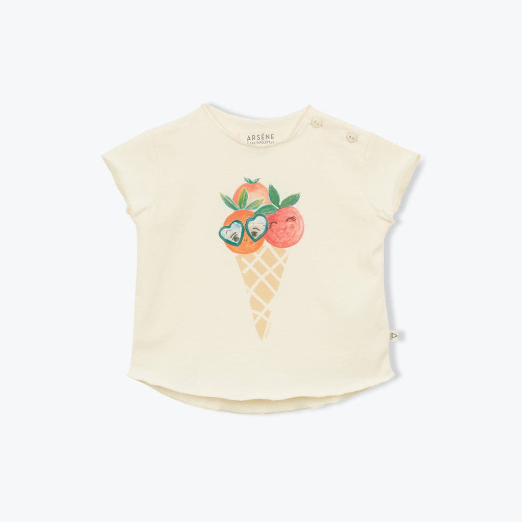 Arsene T-shirt Jellybeanzkids Arsene Framboise Baby T-shirt