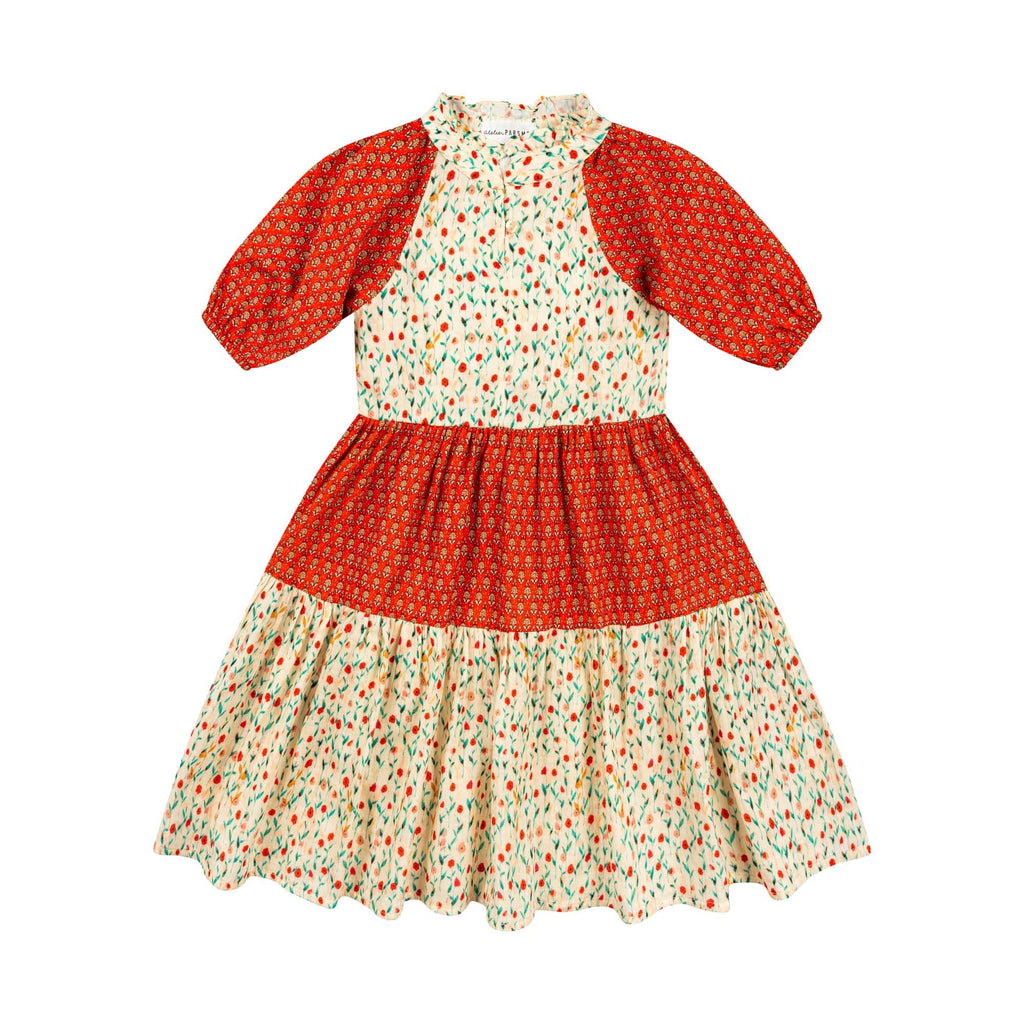 Atelier Parsmei Dress Jellybeanzkids Atelier Parsmei Alice Dress - Poppy Garden