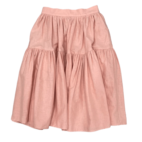 Atelier Parsmei Skirt Jellybeanzkids Atelier Parsmei Isolda Midi Skirt- Solid Pink