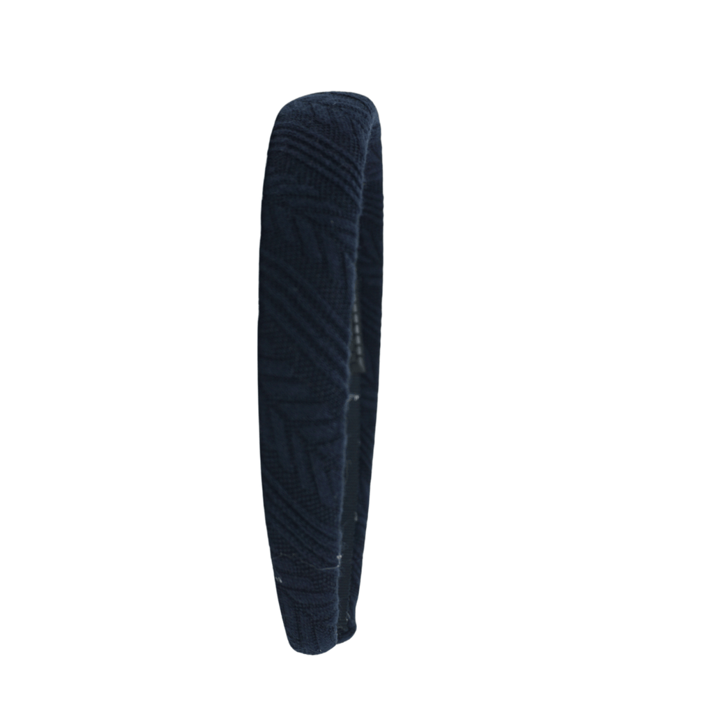 Bandeau Accessories Jellybeanzkids Bandeau Cable School Padded Headband - Navy OS
