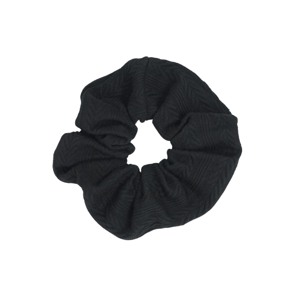 Bandeau Accessories Jellybeanzkids Bandeau Cable School Scrunchie - Black OS