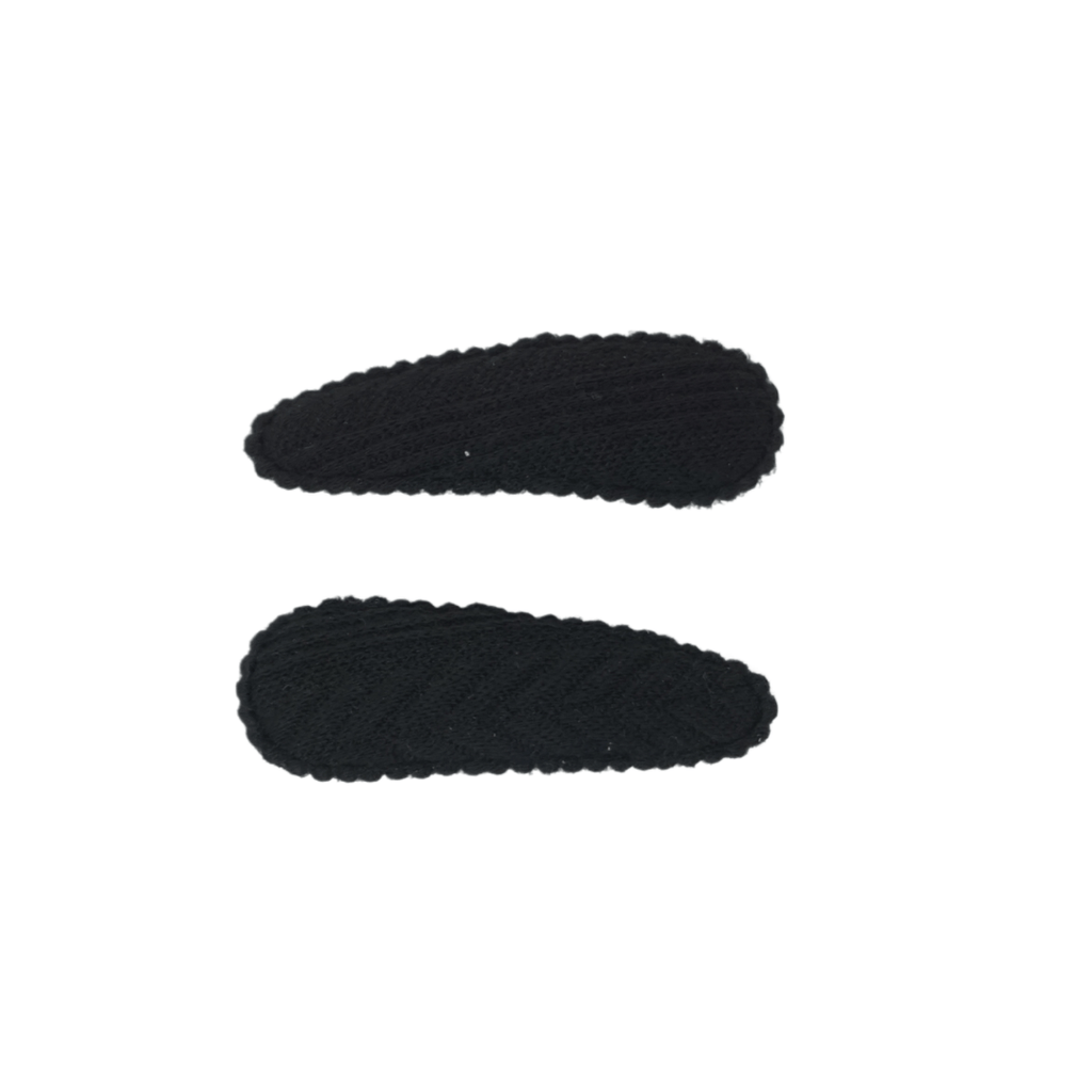 Bandeau Accessories Jellybeanzkids Bandeau Cable School Snap Clip Set - Black OS