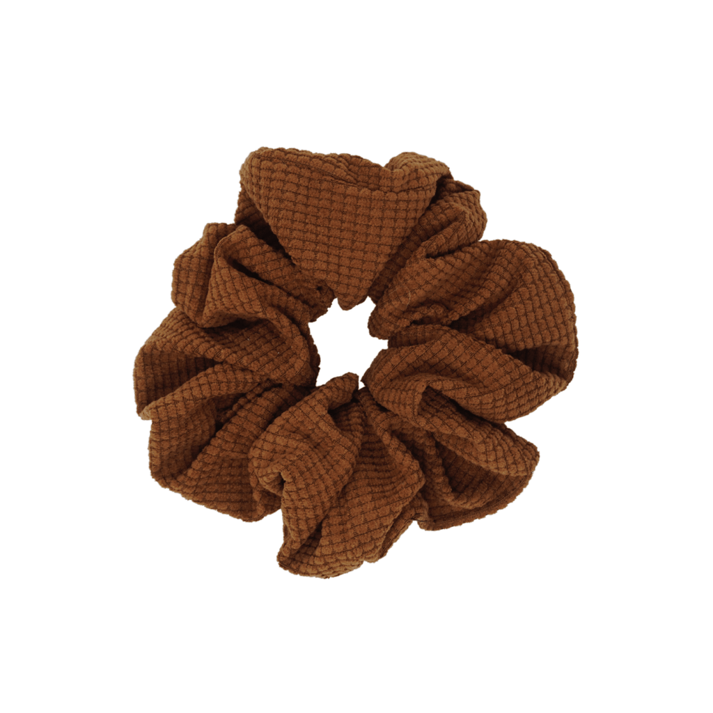 Bandeau Headband Jellybeanzkids Bandeau Quilted Corduroy Large Scrunchie- Caramel OS