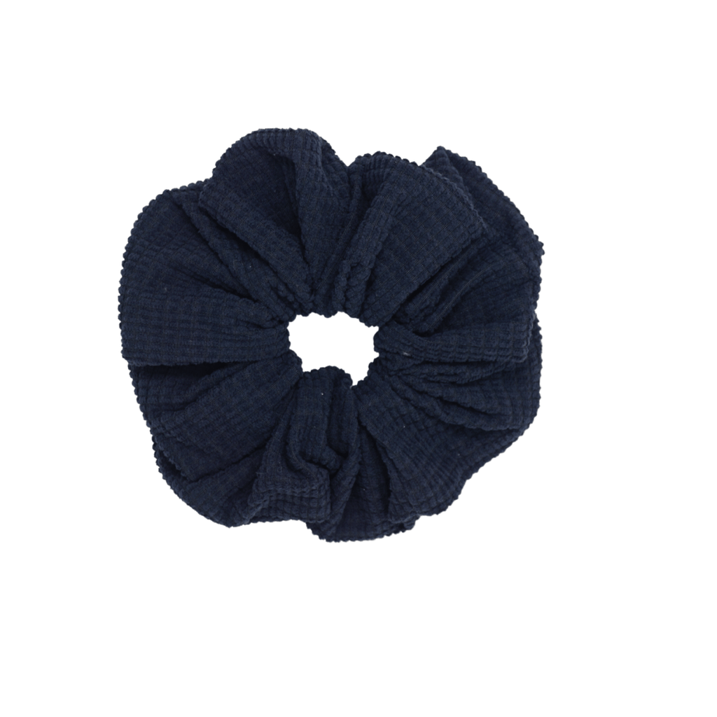 Bandeau Headband Jellybeanzkids Bandeau Quilted Corduroy Large Scrunchie- Navy OS