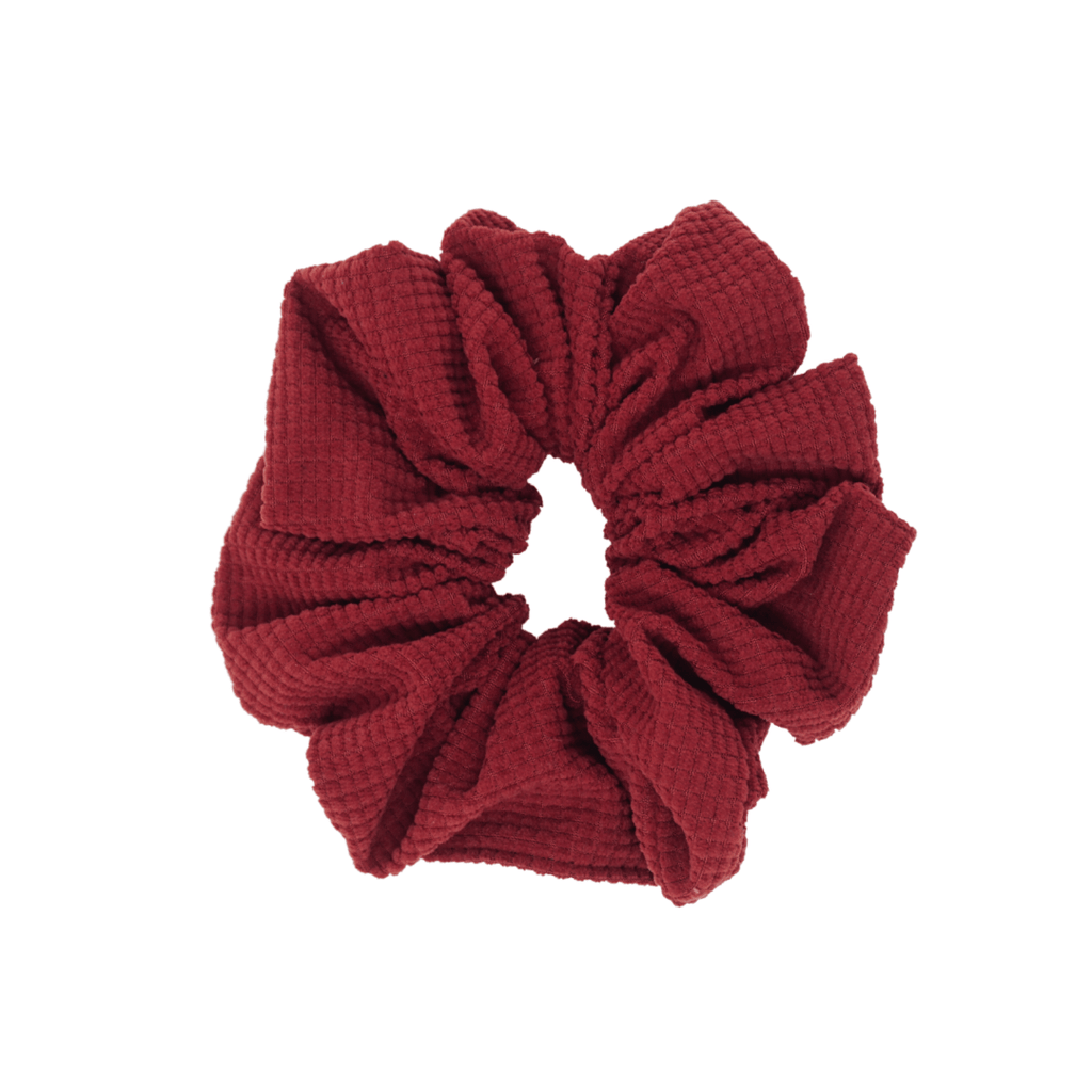 Bandeau Headband Jellybeanzkids Bandeau Quilted Corduroy Large Scrunchie- Red OS