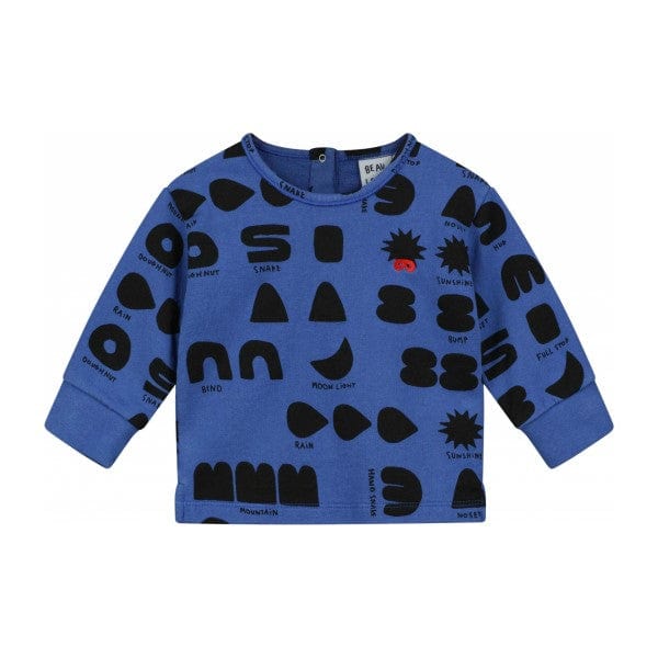 Beau Loves Sweater Jellybeanzkids Beau Loves Blue Quartz 'What Do You See?' Baby Sweater