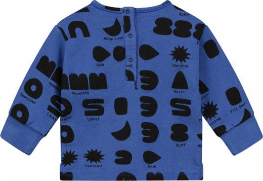Beau Loves Sweater Jellybeanzkids Beau Loves Blue Quartz 'What Do You See?' Baby Sweater