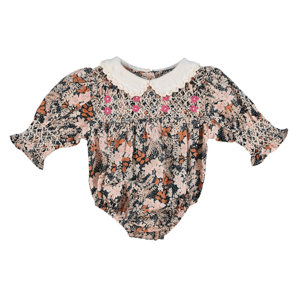 Bebe Organic Romper Jellybeanzkids Bebe Organic Elora Special Romper-Fall Blooms