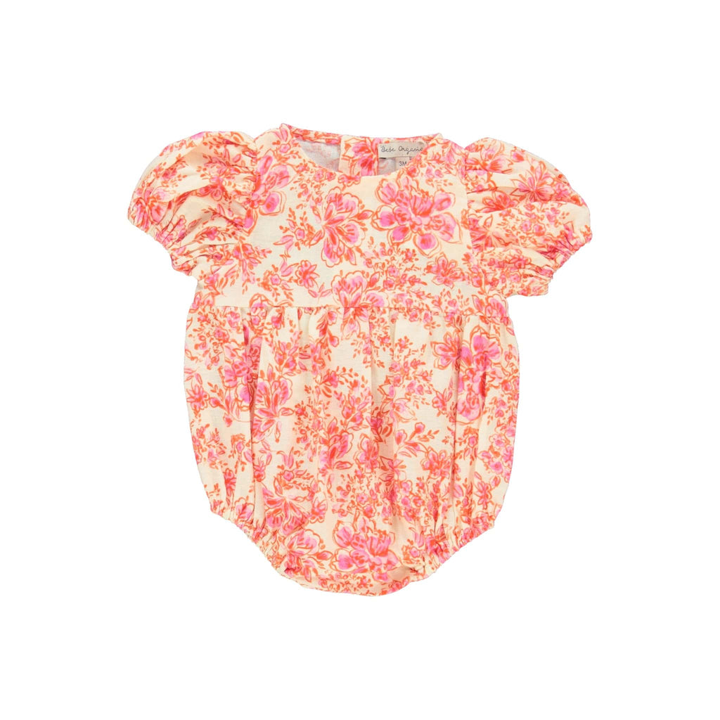Bebe Organic Romper Jellybeanzkids Bebe Organic Fleurine Romper