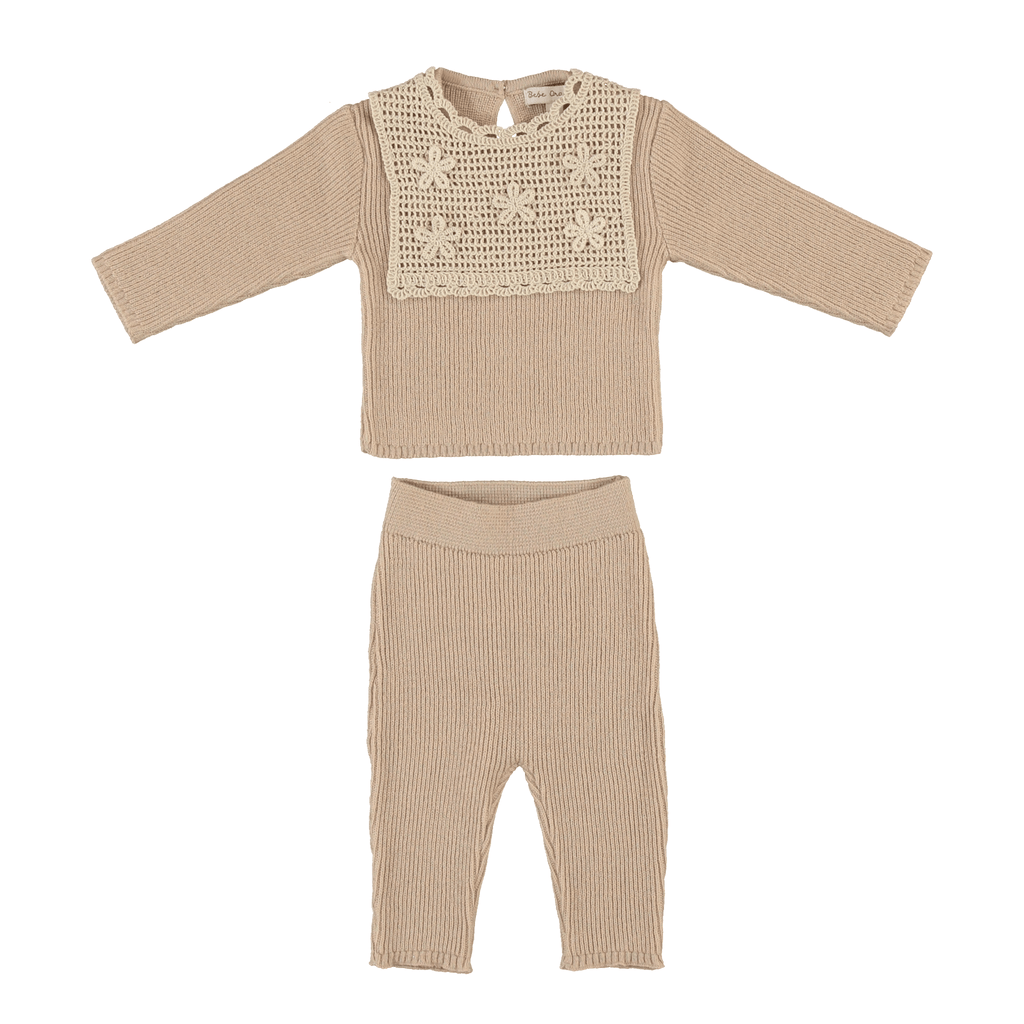 Bebe Organic set Jellybeanzkids Bebe Organic Lucette Baby Set- Earthy