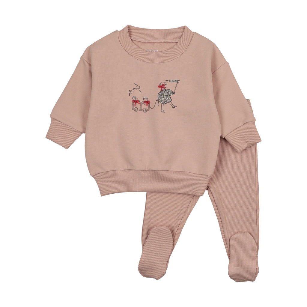Bee&Dee set Jellybeanzkids Bee & Dee Promenade Set-Petal