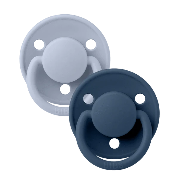 Bibs Accessories Jellybeanzkids Bibs De Lux 2 Pack - Dusty Blue/Steel Blue OS