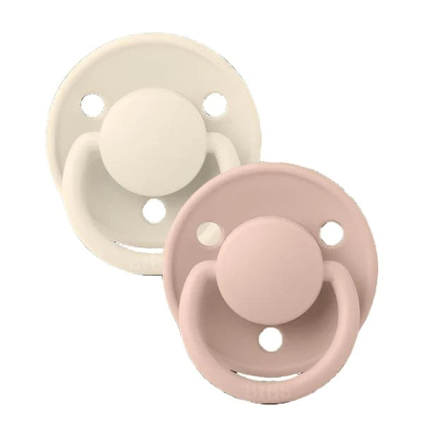 Bibs Accessories Jellybeanzkids Bibs De Lux 2 PACK Ivory/Blush OS