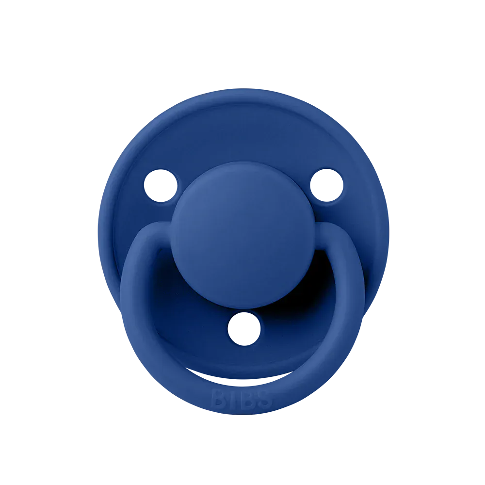 Bibs Accessories Jellybeanzkids Bibs DeLux Silicone Pacifier 2 Pack - Vanilla/ Cornflower OS