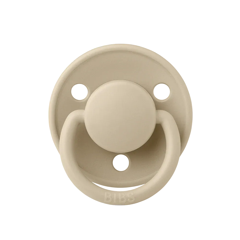 Bibs Accessories Jellybeanzkids Bibs DeLux Silicone Pacifier 2 Pack - Vanilla/ Cornflower OS