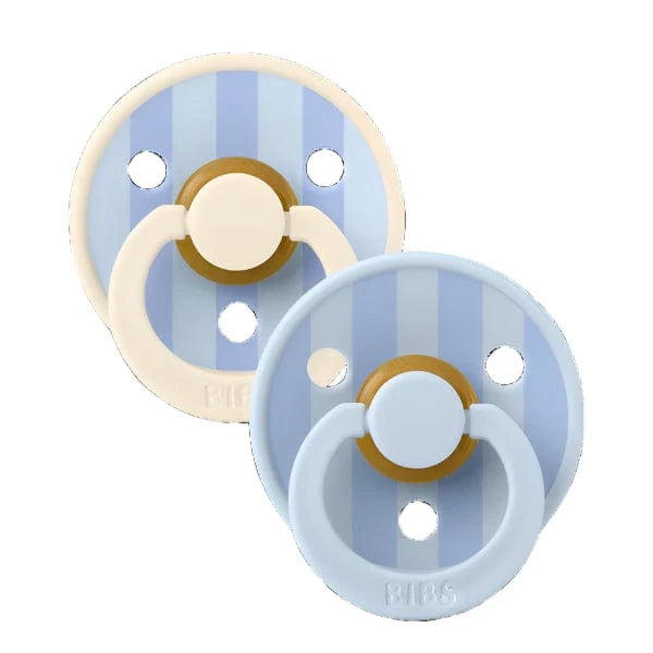 Bibs Accessories Jellybeanzkids Bibs STUDIO Colour 2 Pack Block - Baby Blue Dusty Blue mix OS