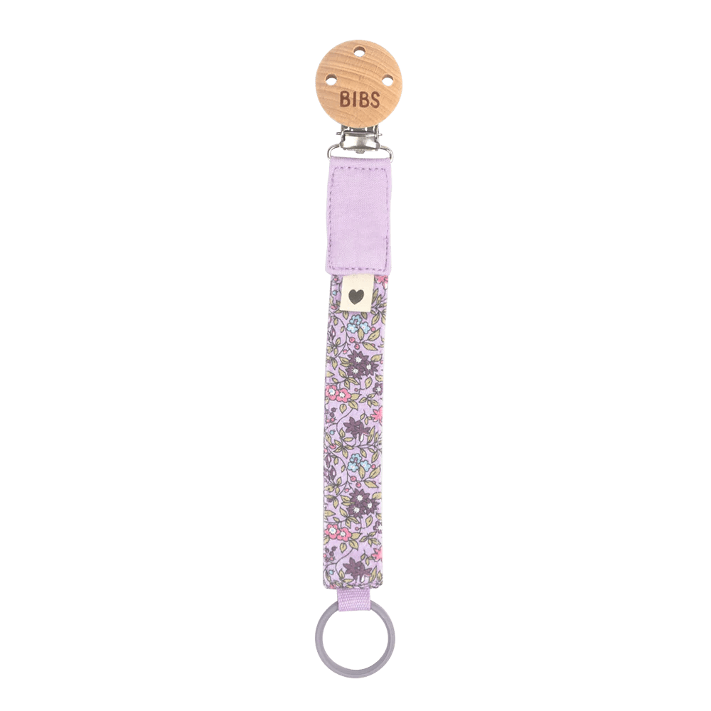 Bibs Accessories Jellybeanzkids BIBS x LIBERTY Pacifier Clip - Chamomile Lawn Violet OS