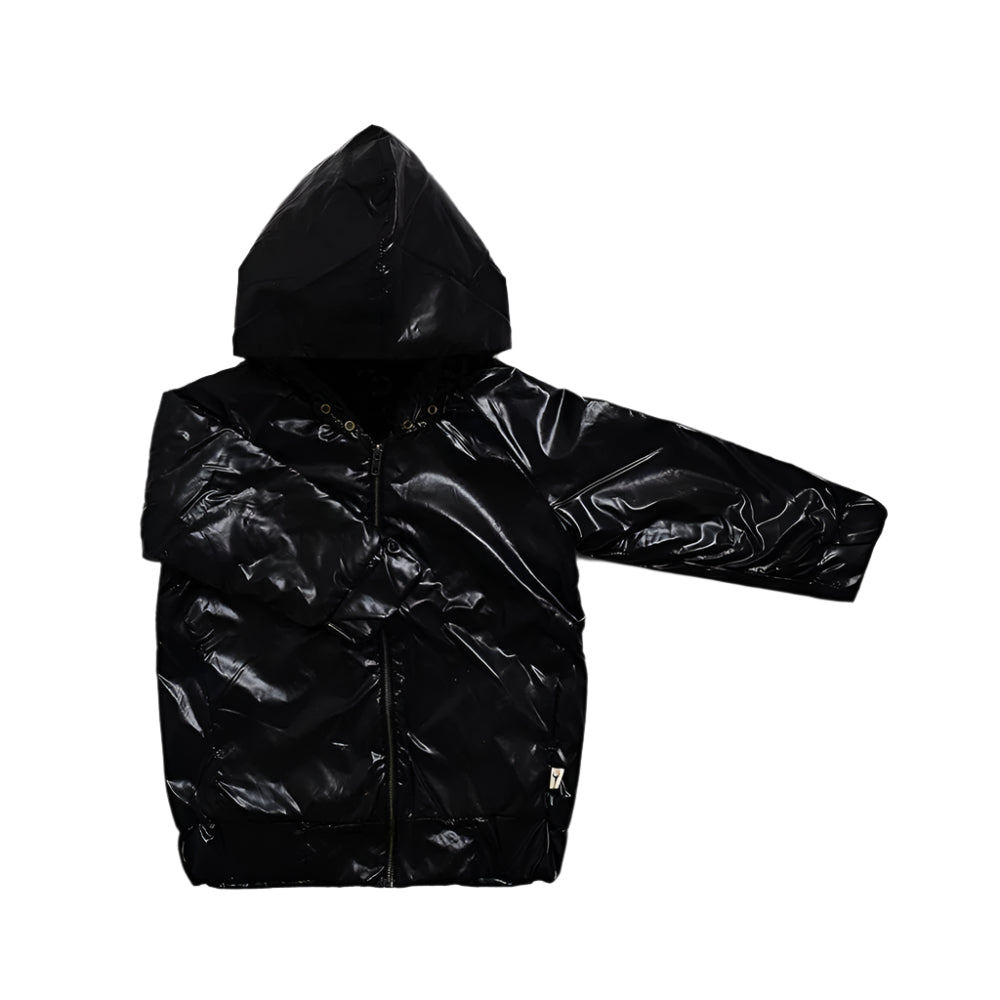 Booso Coat Jellybeanzkids Booso Black Coat
