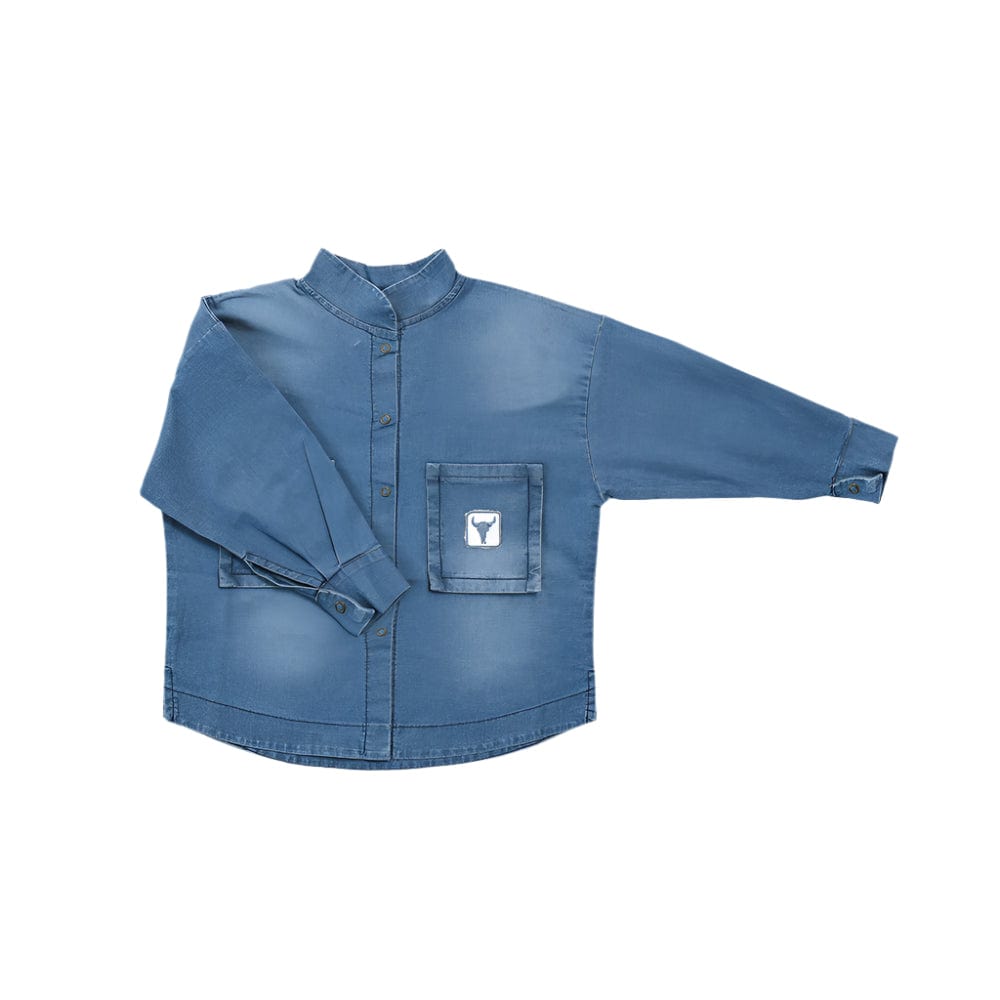 Booso T-shirt Jellybeanzkids Booso Denim Overshirt