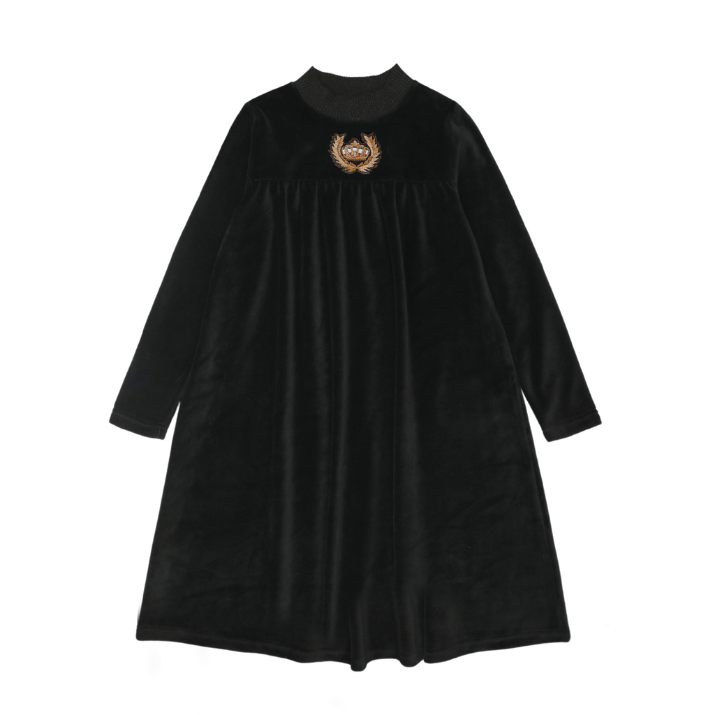 Bopop Dress Jellybeanzkids Bopop Embroidered Crown Short Dress