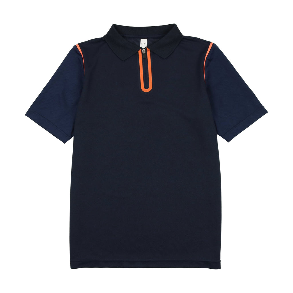 Bopop T-shirt Jellybeanzkids Bopop Colored Sport Tee-Navy/Orange