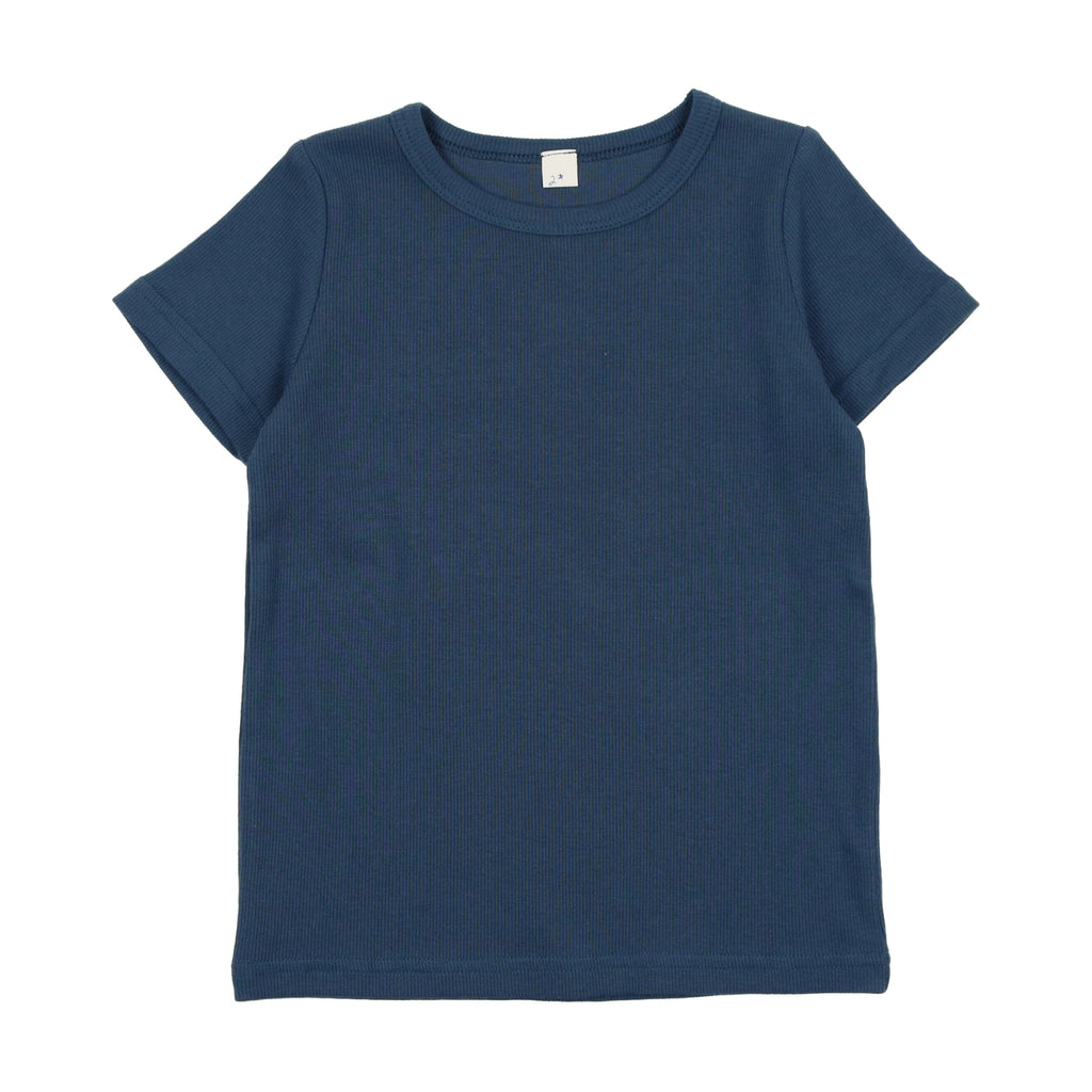 Bopop T-shirt Jellybeanzkids Bopop Denim Blue Short Sleeve Tee