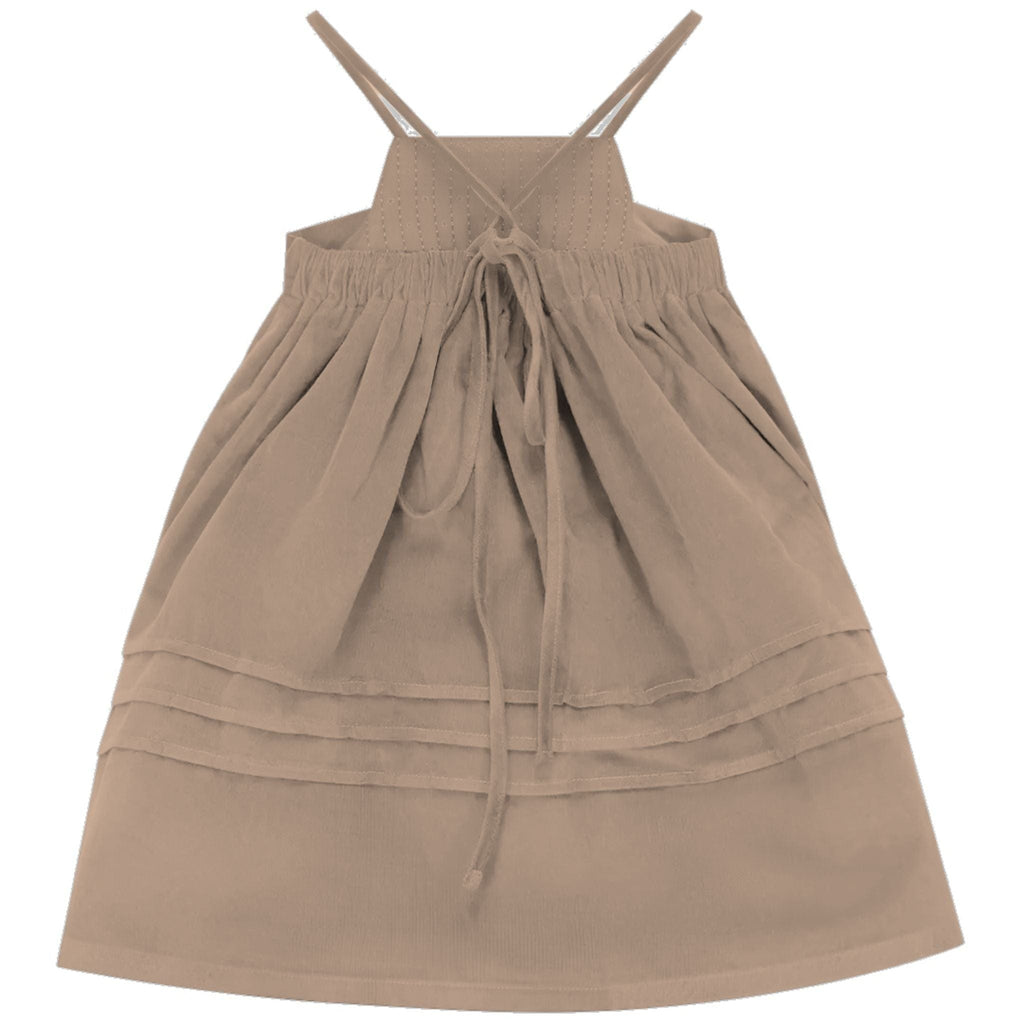 Calla Lili dress Jellybeanzkids Calla Lili Apron Jumper- Camel