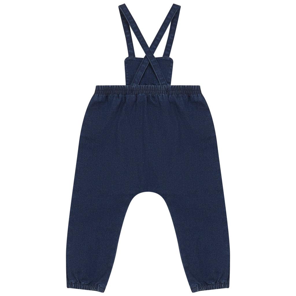 Calla Lili Romper Jellybeanzkids Calla Lili Denim Collection Girls Romper- Blue Denim