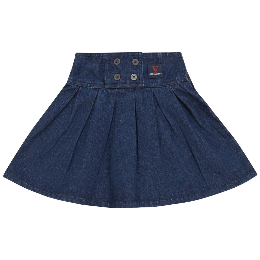 Calla Lili skirt Jellybeanzkids Calla Lili Denim Collection Skirt - Blue Denim