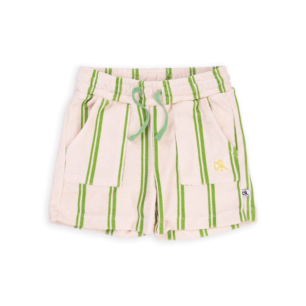 Carlijnq pants Jellybeanzkids Carlinq Striped Loosefit Shorts-Green