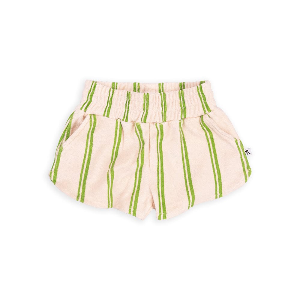 Carlijnq pants Jellybeanzkids Carlinq Striped Sporty Girls Shorts- Green