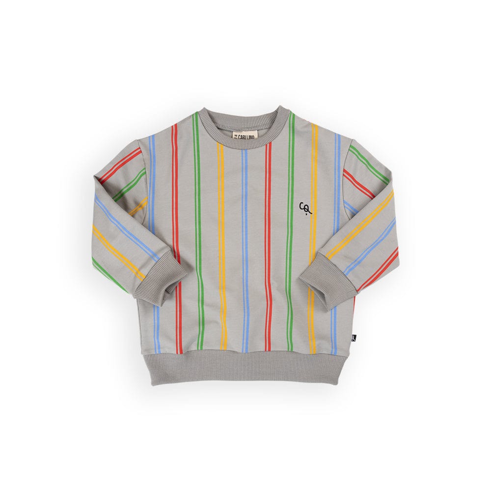 Carlijnq Sweatshirt Jellybeanzkids Carlijnq Color Stripes Sweatshirt