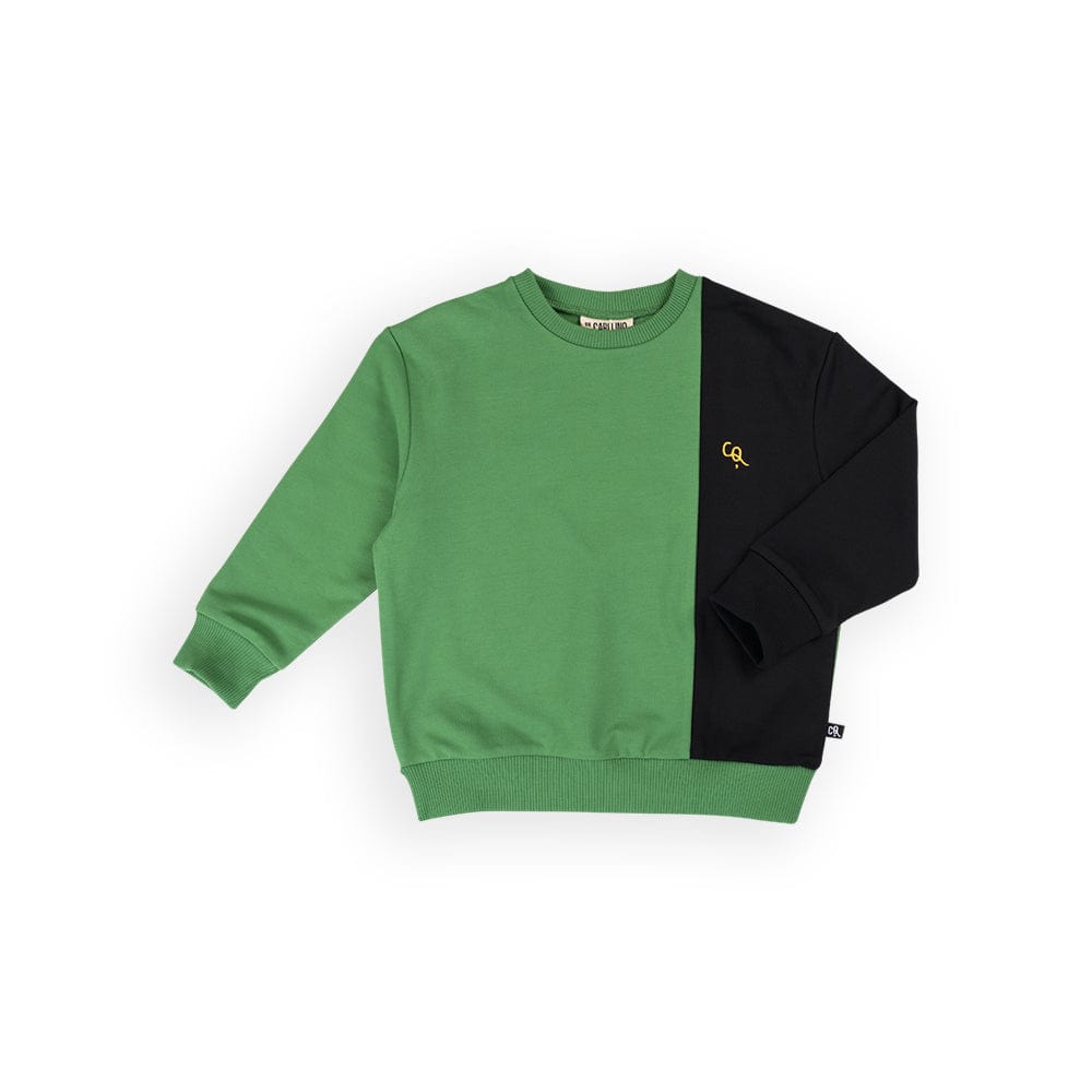 Carlijnq Sweatshirt Jellybeanzkids Carlijnq Colorblock Sweatshirt-Green