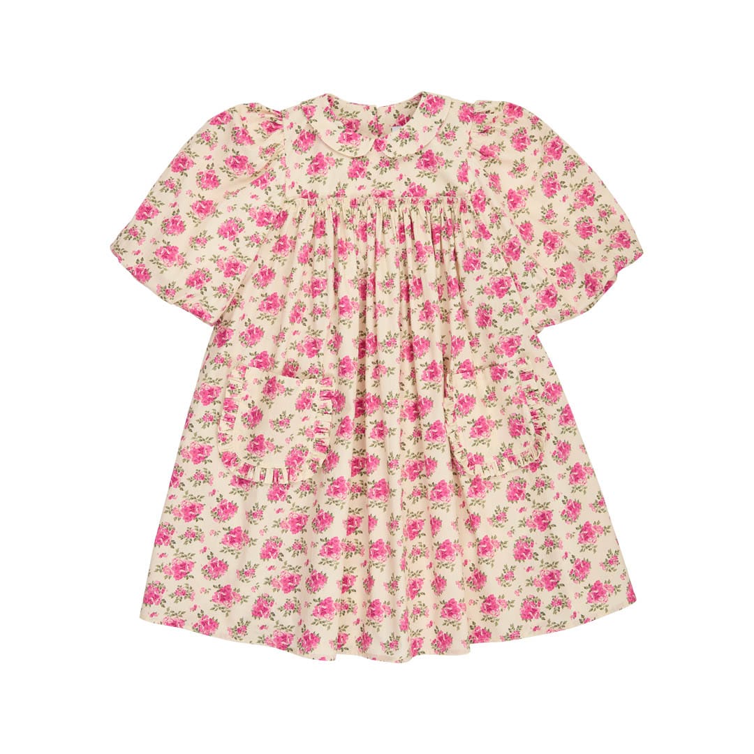 christina rohde blue floral dress Boden Girls Twirly Jersey Dress in Blue main image 1