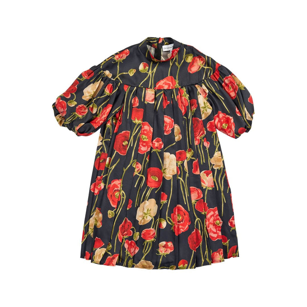 Christina Rohde Dress Jellybeanzkids Christina Rohde Red Large Floral Dress
