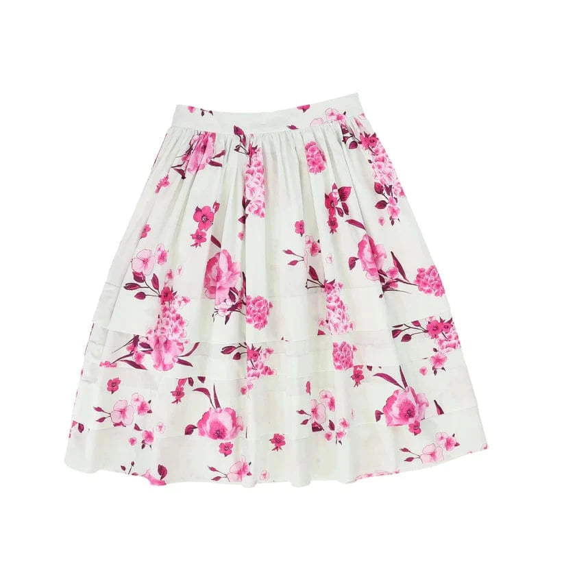 Christina Rohde Skirt Jellybeanzkids Christina Rohde Floral Skirt-Pink