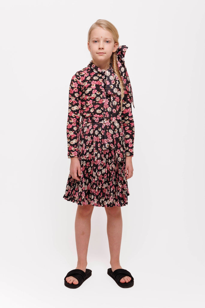 Christina Rohde Top Jellybeanzkids Christina Rohde Pink & Cream Floral Mockneck