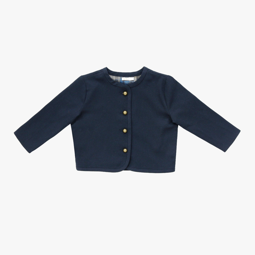 Coco Blanc Blazer Jellybeanzkids Coco Blanc Cropped Blazer