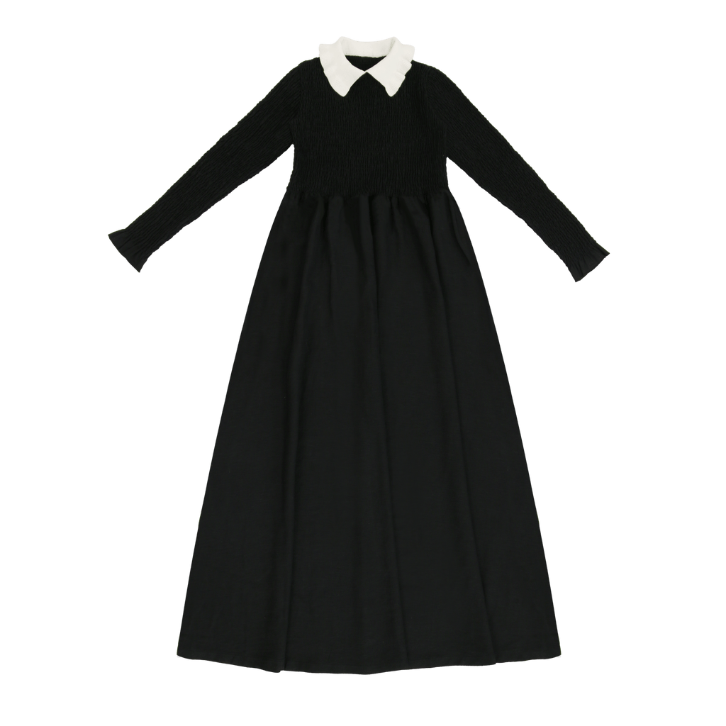 Coco Blanc DRESS Jellybeanzkids Coco Blanc Collared Maxi