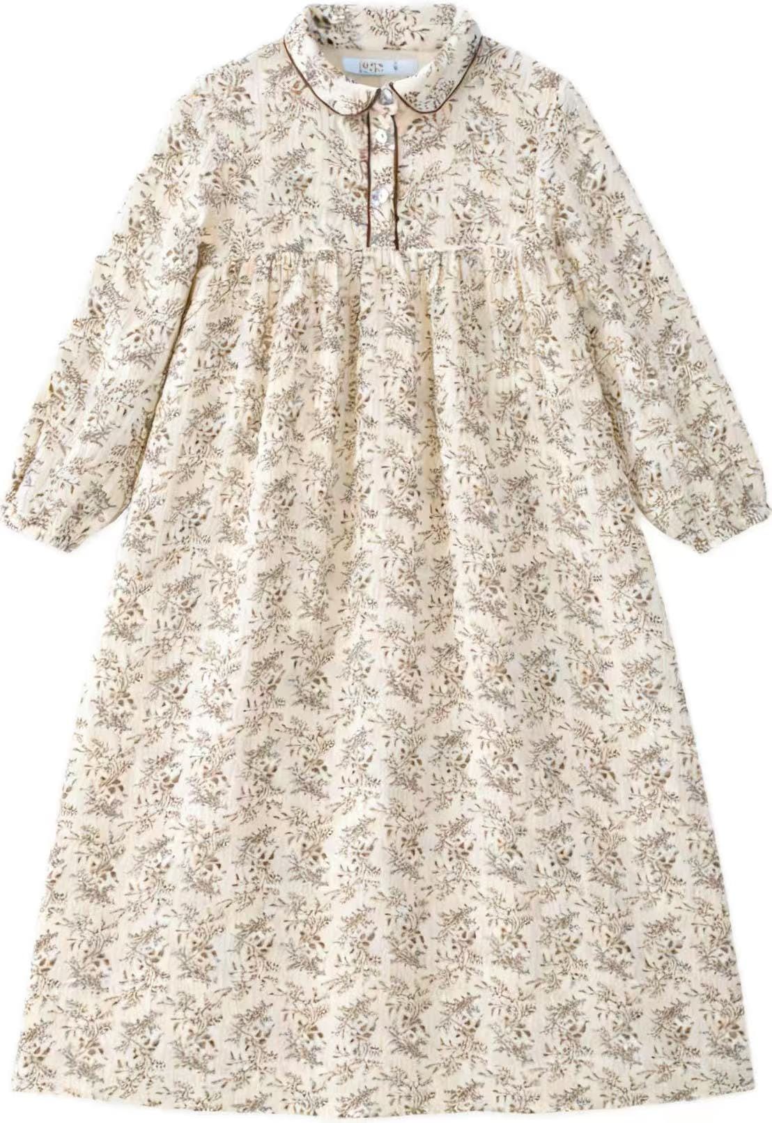 coco blanc cream collar plaid dress Houndstooth Dress CocoBlanc