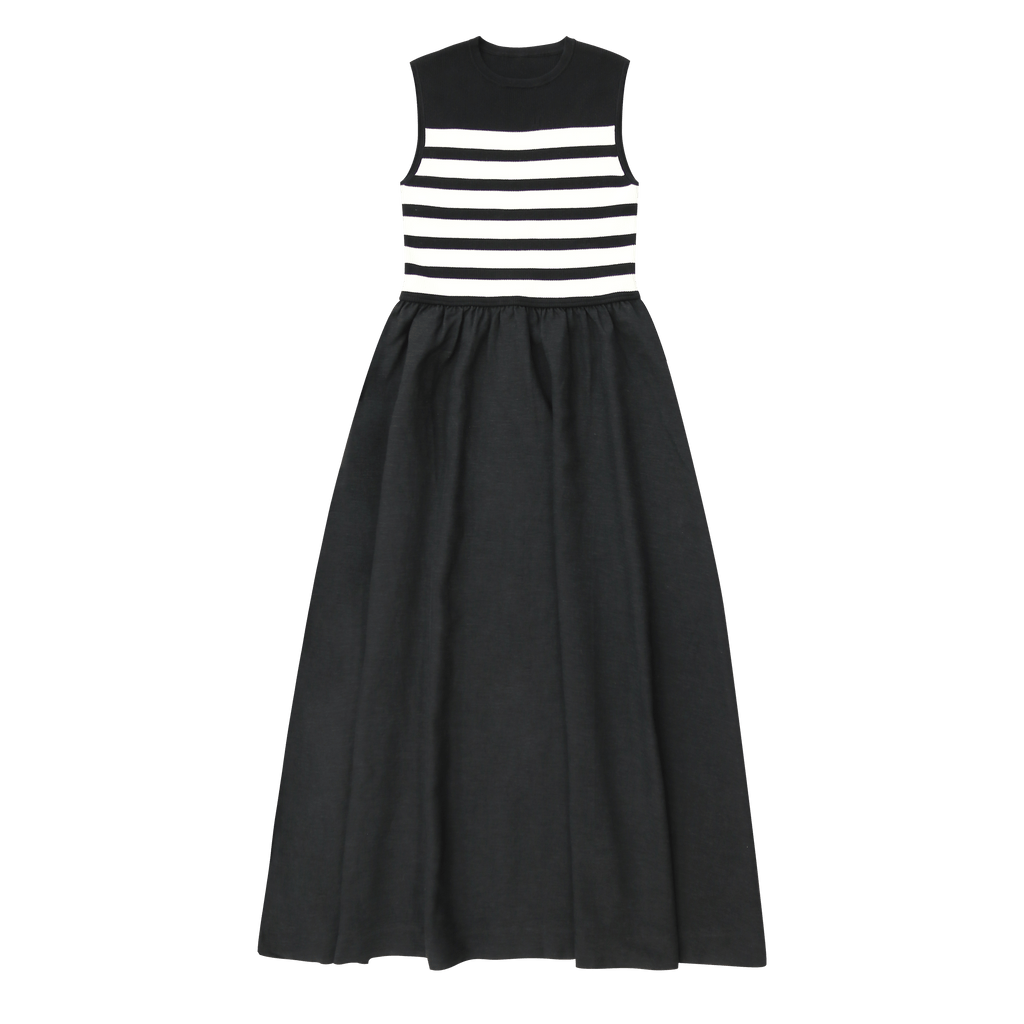 Coco Blanc DRESS Jellybeanzkids Coco Blanc Striped Maxi