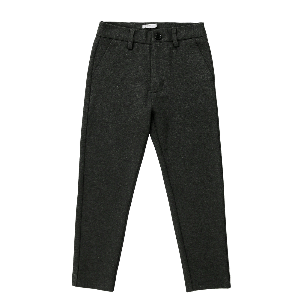 Coco Blanc pants Jellybeanzkids Coco Blanc Ponte Pants-Dark Grey